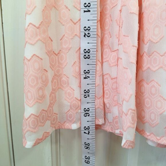 Tommy Hilfiger Geometric Sleeveless Smock Midi Dress Sz 4 - Picture 13 of 15